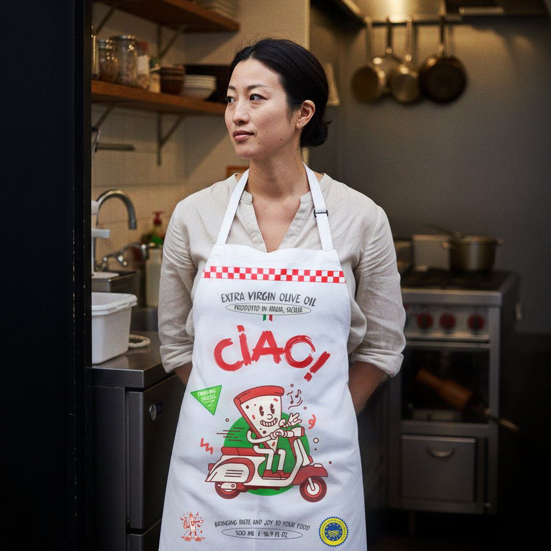 Crazy CIAO! Apron Pizzola – CIAO! The Organic Italian Extra Virgin Crazy CIAO! Apron Pizzola – CIAO! The Organic Italian Extra Virgin