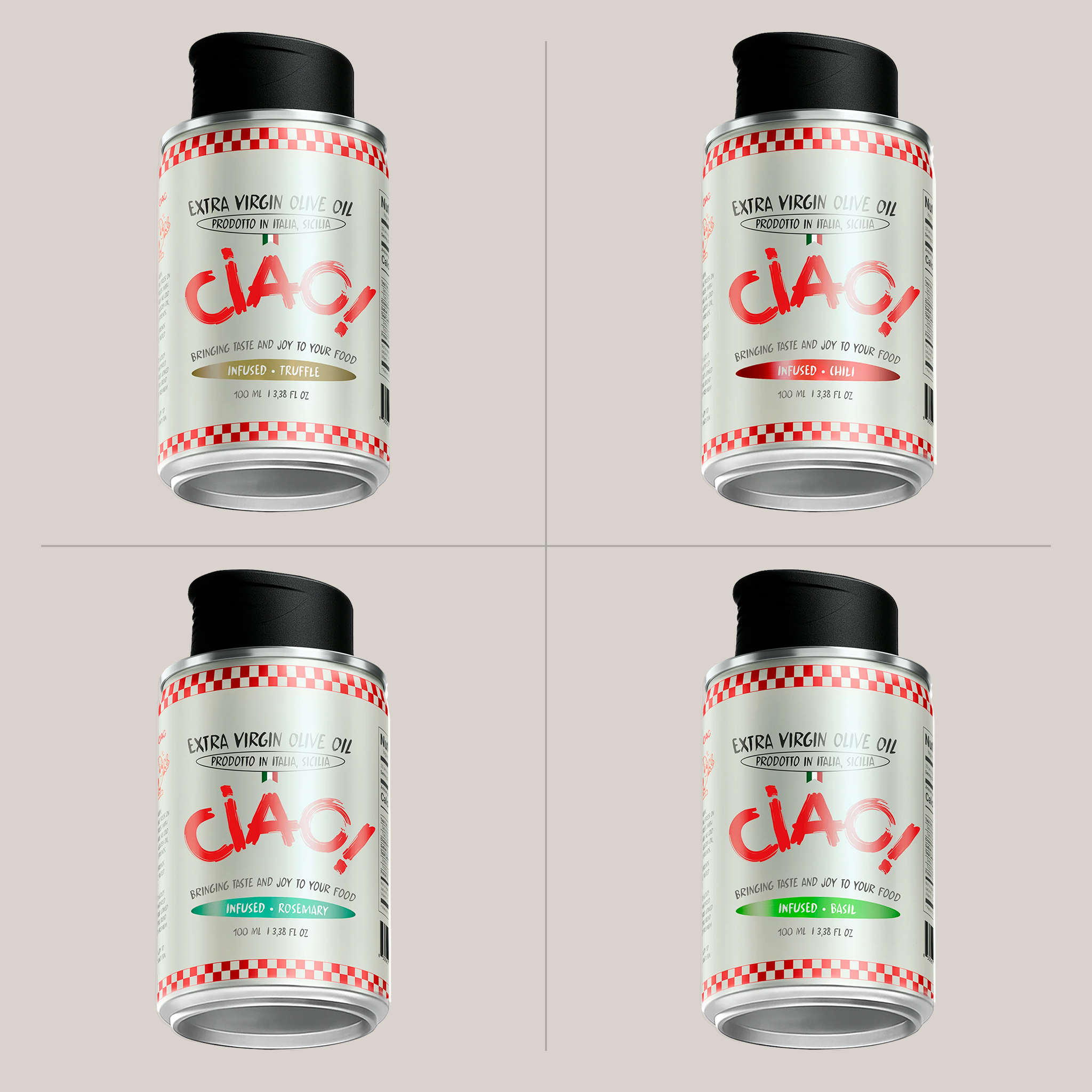 CIAO! GIFT PACK Infused EVOO (4-PACK)