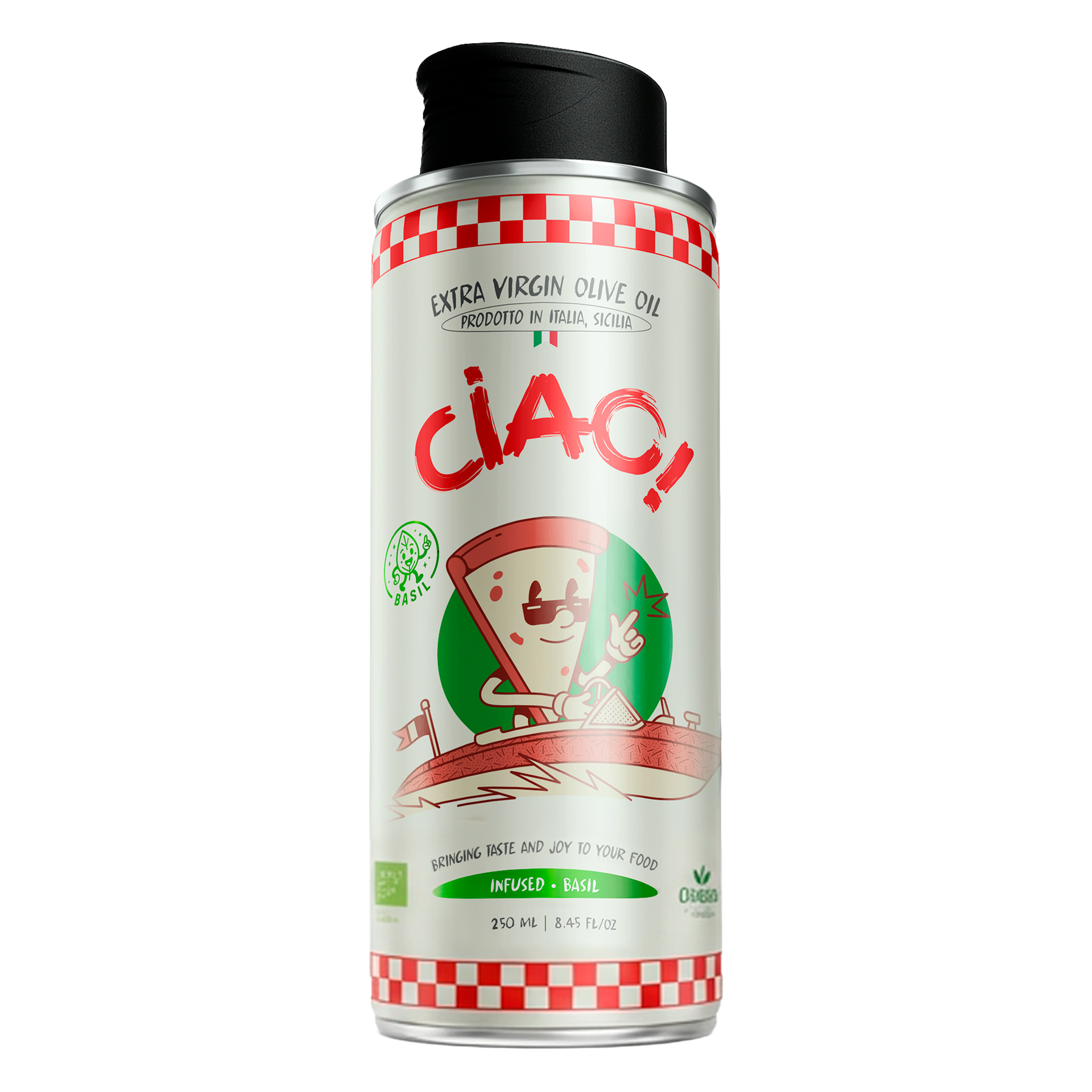 Ciaociao　 CIAO! Basil Infused Olive Oil – CIAO! The Organic Italian Extra