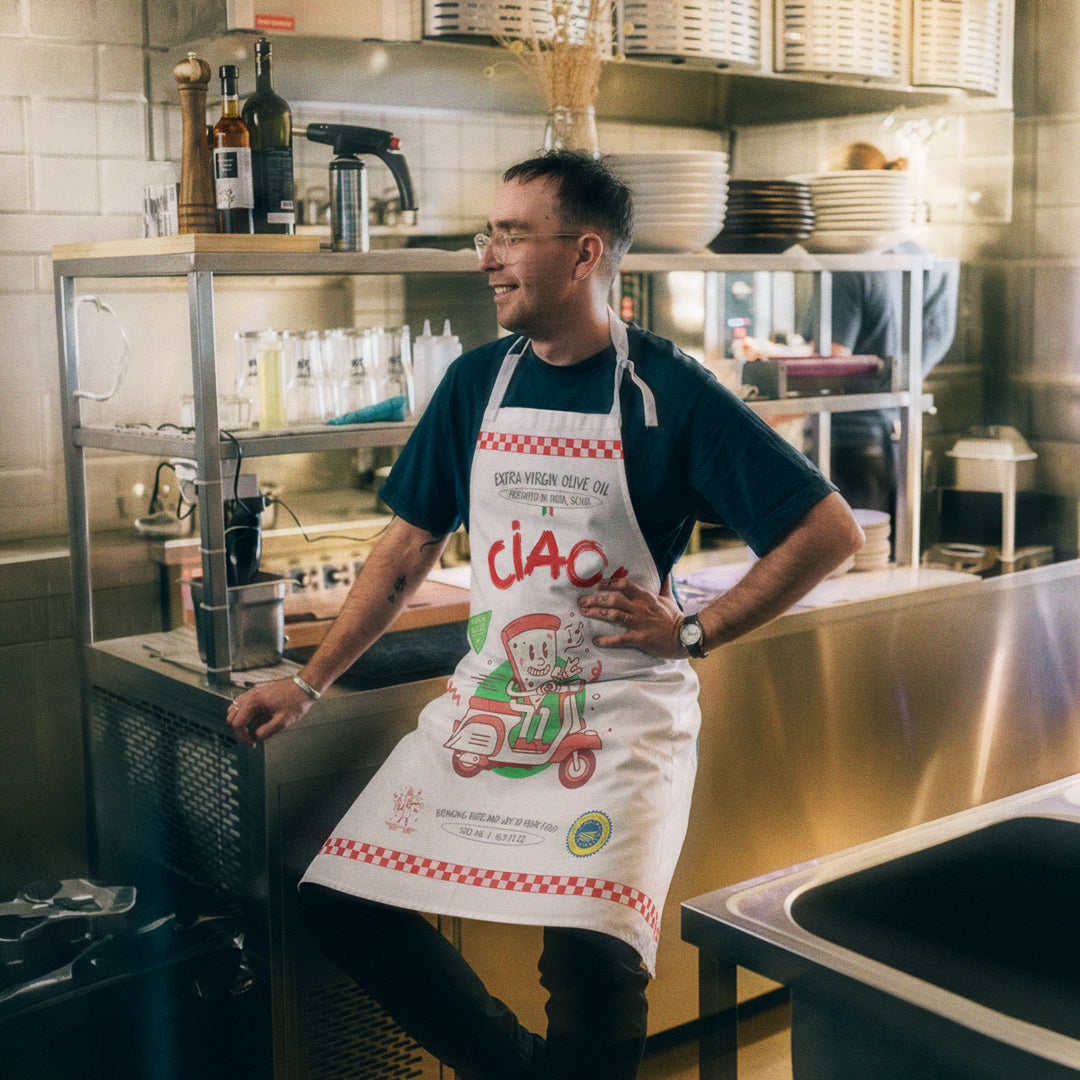 Crazy CIAO! Apron Pizzola – CIAO! The Organic Italian Extra Virgin