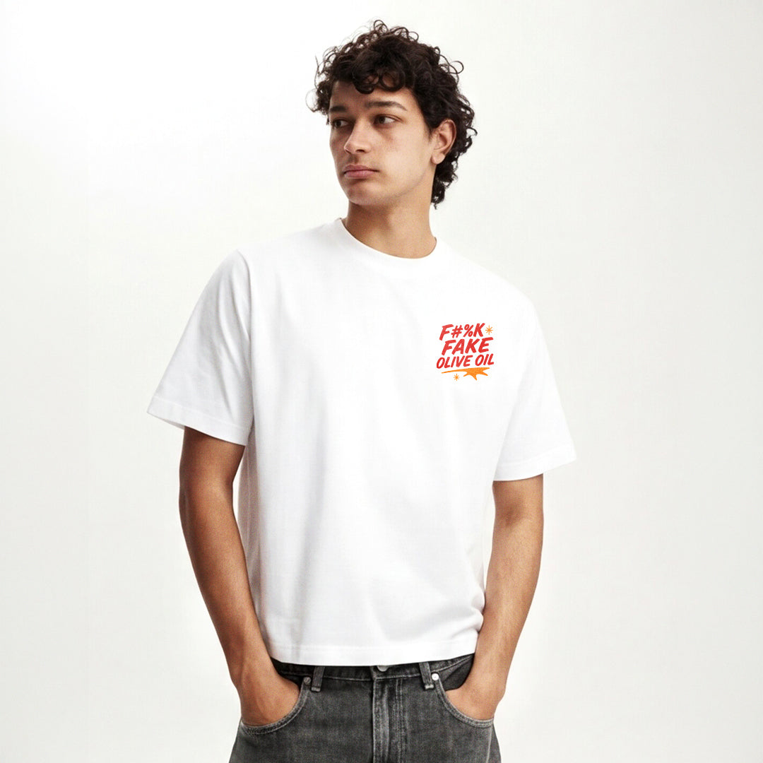 Cool T-Shirt F#%K FAKE OLIVE OIL