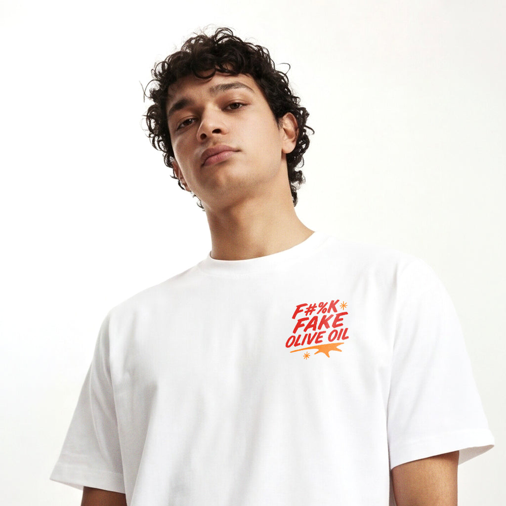 Cool T-Shirt F#%K FAKE OLIVE OIL